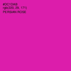 #DC1DAB - Persian Rose Color Image