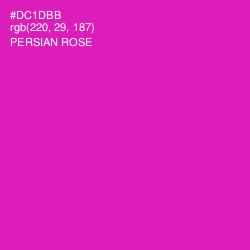 #DC1DBB - Persian Rose Color Image