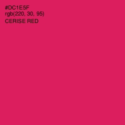 #DC1E5F - Cerise Red Color Image