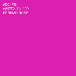 #DC1FB1 - Persian Rose Color Image