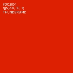 #DC2001 - Thunderbird Color Image