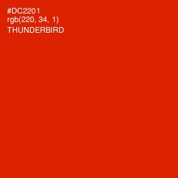 #DC2201 - Thunderbird Color Image