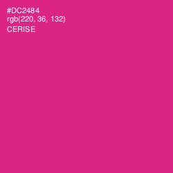 #DC2484 - Cerise Color Image