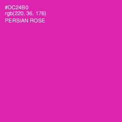 #DC24B0 - Persian Rose Color Image