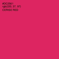 #DC2561 - Cerise Red Color Image