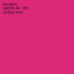 #DC2678 - Cerise Red Color Image