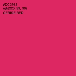 #DC2763 - Cerise Red Color Image