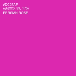 #DC27AF - Persian Rose Color Image