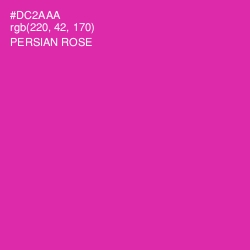 #DC2AAA - Persian Rose Color Image