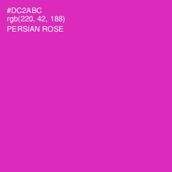 #DC2ABC - Persian Rose Color Image