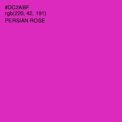 #DC2ABF - Persian Rose Color Image