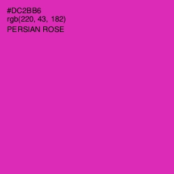 #DC2BB6 - Persian Rose Color Image