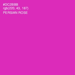 #DC2BBB - Persian Rose Color Image