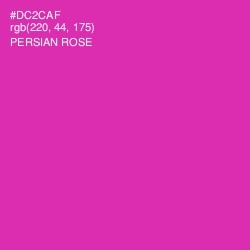 #DC2CAF - Persian Rose Color Image