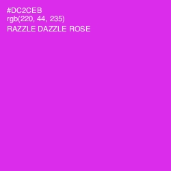 #DC2CEB - Razzle Dazzle Rose Color Image