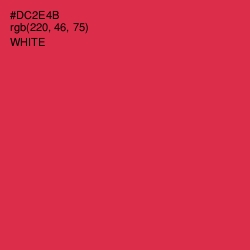 #DC2E4B - Brick Red Color Image