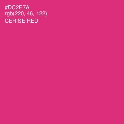 #DC2E7A - Cerise Red Color Image