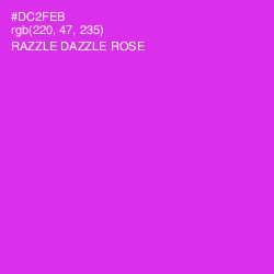 #DC2FEB - Razzle Dazzle Rose Color Image