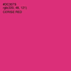 #DC3079 - Cerise Red Color Image