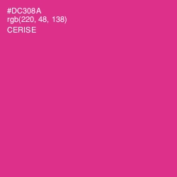 #DC308A - Cerise Color Image