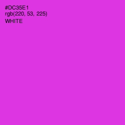 #DC35E1 - Razzle Dazzle Rose Color Image