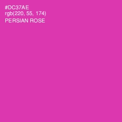 #DC37AE - Persian Rose Color Image