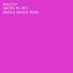 #DC37CF - Razzle Dazzle Rose Color Image