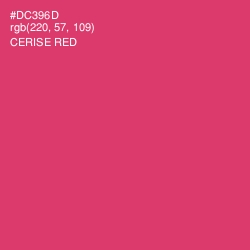 #DC396D - Cerise Red Color Image