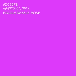 #DC39FB - Razzle Dazzle Rose Color Image