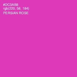 #DC3AB8 - Persian Rose Color Image