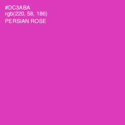 #DC3ABA - Persian Rose Color Image