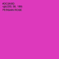 #DC3ABD - Persian Rose Color Image