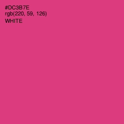 #DC3B7E - Cerise Red Color Image