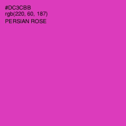 #DC3CBB - Persian Rose Color Image