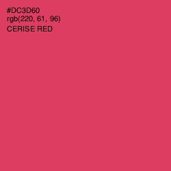 #DC3D60 - Cerise Red Color Image