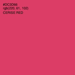 #DC3D66 - Cerise Red Color Image