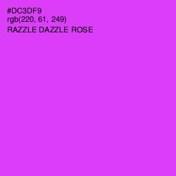 #DC3DF9 - Razzle Dazzle Rose Color Image