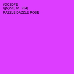 #DC3DFE - Razzle Dazzle Rose Color Image