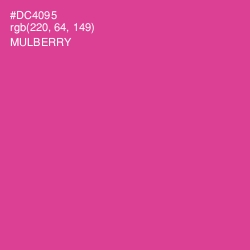 #DC4095 - Mulberry Color Image