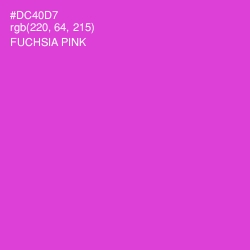 #DC40D7 - Fuchsia Pink Color Image