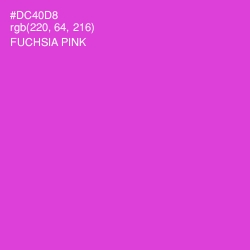 #DC40D8 - Fuchsia Pink Color Image