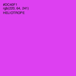 #DC40F1 - Heliotrope Color Image