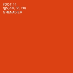 #DC4114 - Grenadier Color Image