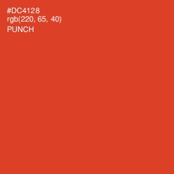 #DC4128 - Punch Color Image