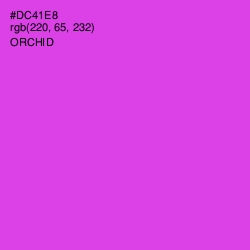 #DC41E8 - Orchid Color Image