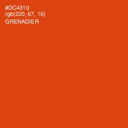 #DC4310 - Grenadier Color Image