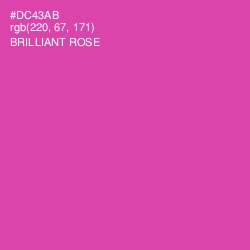 #DC43AB - Brilliant Rose Color Image