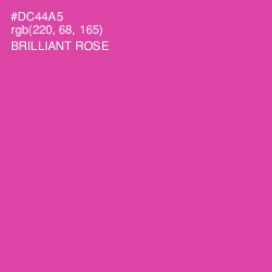 #DC44A5 - Brilliant Rose Color Image