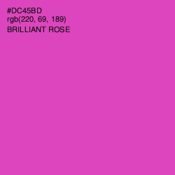 #DC45BD - Brilliant Rose Color Image