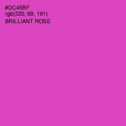 #DC45BF - Brilliant Rose Color Image